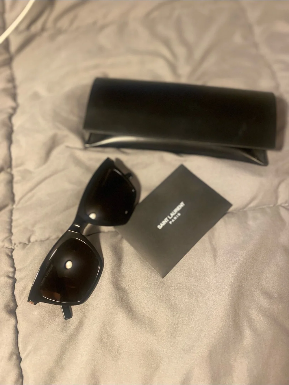 Saint Laurent Black Square Sunglasses